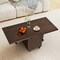Foldable Coffee Table with Storage Cabinet and Extendable Top